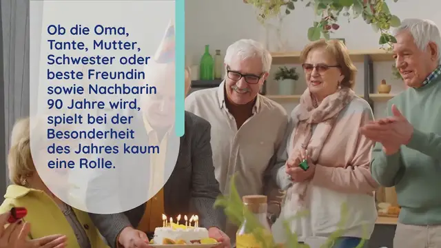 Video thumbnail for 54 Sprüche & Glückwünsche zum 90. Geburtstag: Nett & Lustig