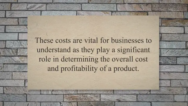 Video thumbnail for Factory Overhead Costs in Accounting