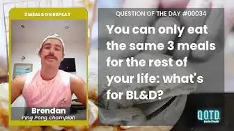 Video thumbnail for Brendan could eat hash browns, bacon, a club sandwich, and chicken parm everyday. Bon appetit!