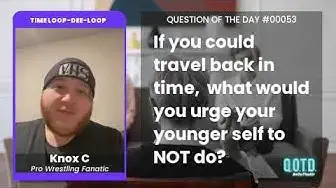 Video thumbnail for Knox C would travel in time to warn younger Knox C to look left before heading into traffic.