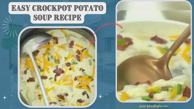 Video thumbnail for EASY CROCKPOT POTATO SOUP RECIPE