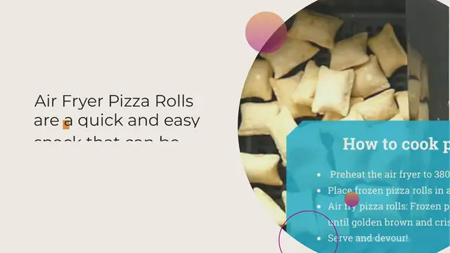 Video thumbnail for How To Cook Pizza Rolls in Air Fryer: Cook in 10 Minutes!+