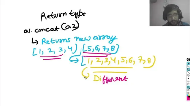 Video thumbnail for Javascript Concat() Method Explained to Merge or Join Two Arrays With Example