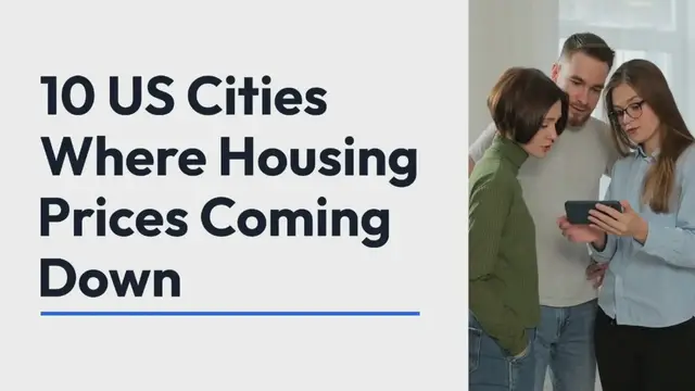 'Video thumbnail for Top 10 US Cities Where Housing Prices Coming Down'