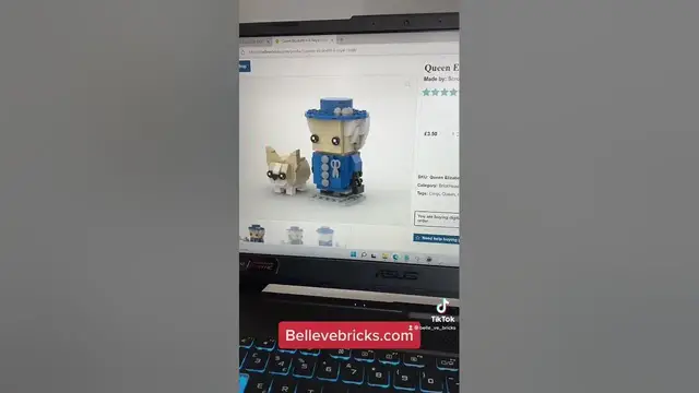 'Video thumbnail for RIP Queen Elizabeth II ❤️ LEGO BrickHeadz Queen Elizabeth II'
