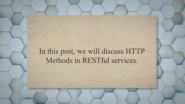 'Video thumbnail for HTTP Methods in RESTful Web Services'