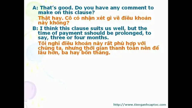 Video thumbnail for English for Trade, Finance, and Bank Unit 09 - Dialogue 003