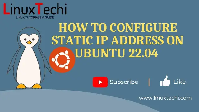 'Video thumbnail for How To Configure Static IP on Ubuntu 22.04 (Jammy Jellyfish)'