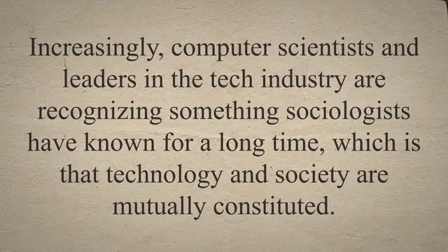 Video thumbnail for Sociologists, The Tech Industry Needs You!