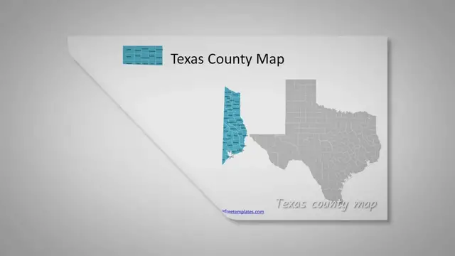 Video thumbnail for Texas county map templates