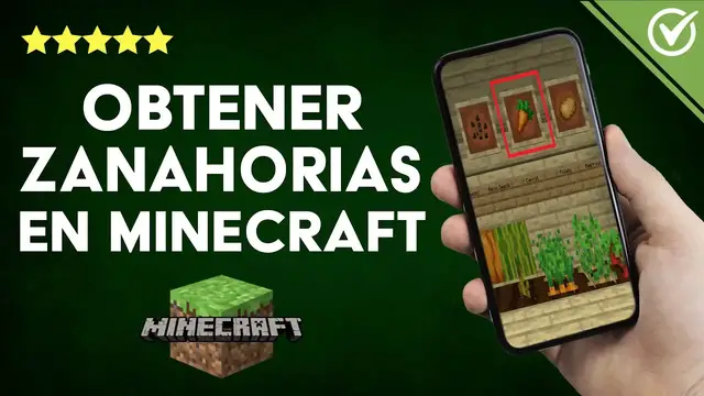 Video thumbnail for ¿Cómo obtener zanahorias y semillas de zanahoria en MINECRAFT?
