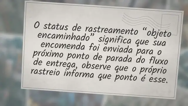Video thumbnail for OBJETO ENCAMINHADO | Cuidado pra não perder sua encomenda!
