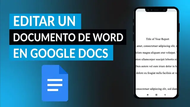 Video thumbnail for Cómo subir, abrir y editar un documento de Word en GOOGLE DOCS