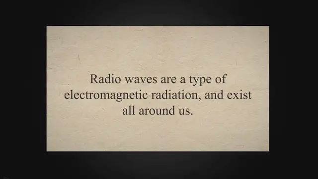 Video thumbnail for Exploring the Many Uses of Radio Waves: Examining the Impact on Society