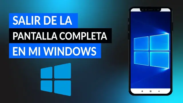 Video thumbnail for Cómo salir de la pantalla completa en mi laptop WINDOWS fácilmente