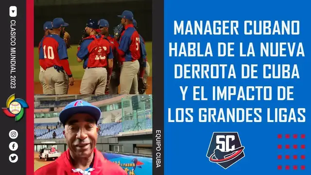 Video thumbnail for "Estamos pasando mucho trabajo", CONFESÓ manager de Equipo Cuba tras derrota, grandesligas incluidos