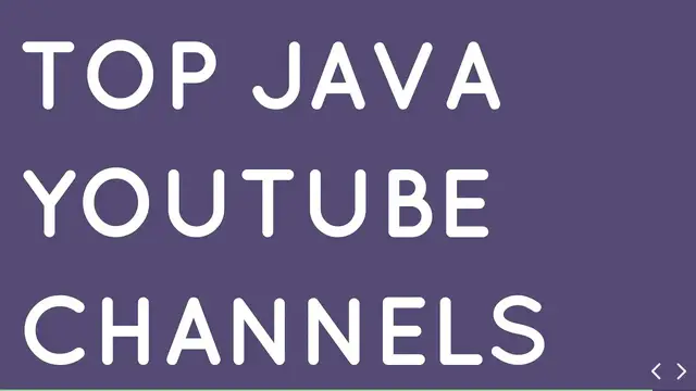 Video thumbnail for Top 13 Youtube Channels for Learning Java Programming for Free in 2019