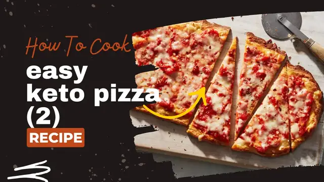 Video thumbnail for easy keto pizza recipe