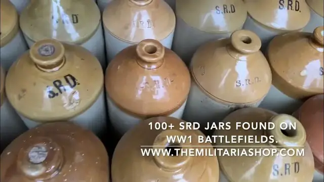 Video thumbnail for Over 100 WW1 Rum Jars (SRD Jars) Found on the WW1 Battlefields in a Hoard!