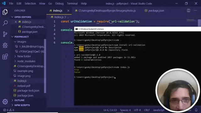 Video thumbnail for Simple Node.js URL Validation Library