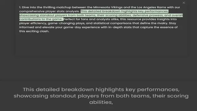 Video thumbnail for comprehensive player stats analysis. This detailed breakdown highlights key performances, showcasing standout players from both teams, their scoring abilities, defensive prowess, and overall contributions to the game. Perfect for fans