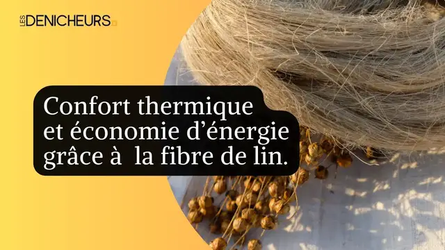 Video thumbnail for 🧽⭐️ La fibre de lin en isolation : confort thermique et économie d’énergie !