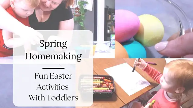 Video thumbnail for Teaching Little Children About Easter | Spring Homemaking With Me