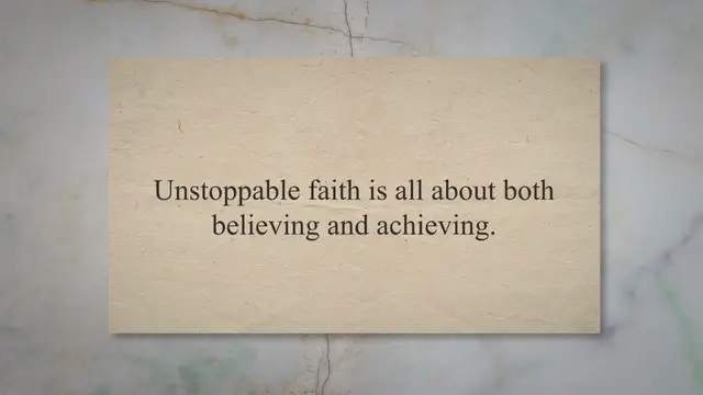 Video thumbnail for Words of Faith