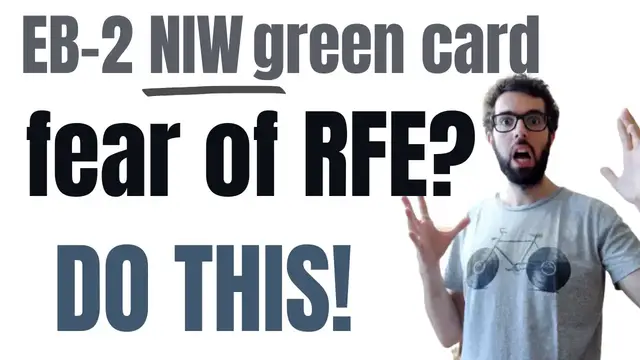 'Video thumbnail for ⚠️ Got an RFE? It's not the end of your green card application!'