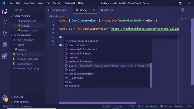 Video thumbnail for How to Download Files From URL in Node.js Using Node-Downloader-Helper Library