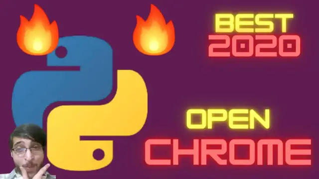 Video thumbnail for Python Automation Tutorial to Open Chrome Browser Automatically Using WebBrowser Library