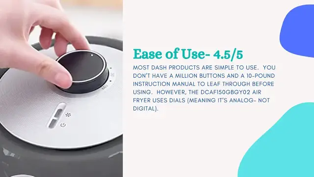 'Video thumbnail for Dash DCAF150GBGY02 Air Fryer Review'