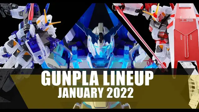 Video thumbnail for GunPla Lineup January 2022