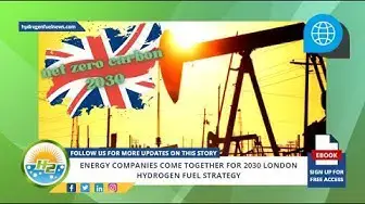 Video thumbnail for Energy companies come together for 2030 London hydrogen fuel strategy