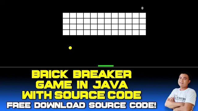Video thumbnail for Brick Breaker Game in Java with Source Code (Free Download) 2022