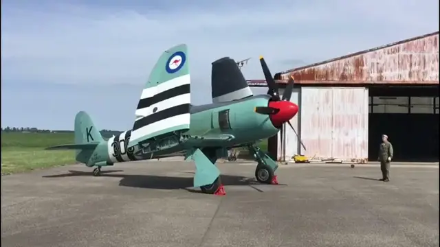 Video thumbnail for Sea Fury FB11 Stretches Her Wings