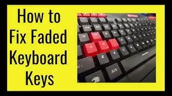 'Video thumbnail for How to Fix Faded Keyboard Keys'