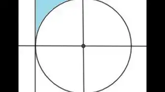 Video thumbnail for Find Area of Region Between a Square and a Quarter of a  Circle
