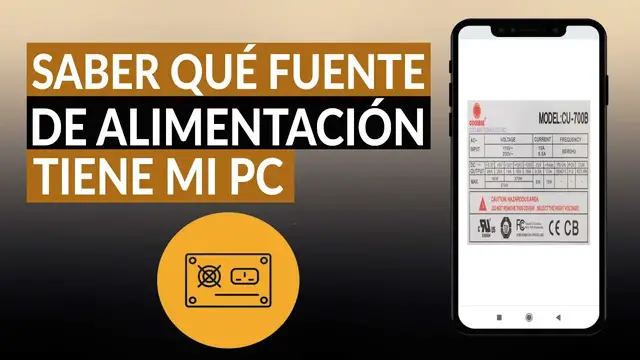 Video thumbnail for ¿Cómo saber qué FUENTE DE ALIMENTACIÓN tiene mi PC? - Tamaño adecuado