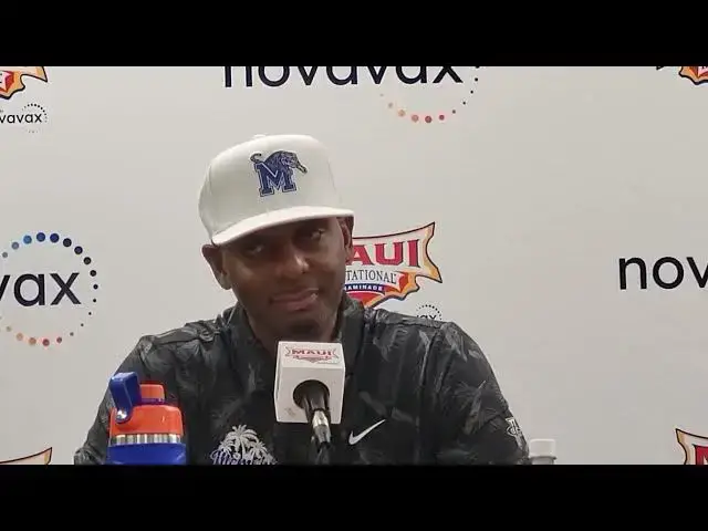 'Video thumbnail for Video: #Memphis coach Penny Hardaway and guards Colby Rogers and PJ Haggerty after loss to #Auburn'