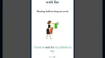 Video thumbnail for Wait for meaning | wait for sentences | Common English Idioms #shorts