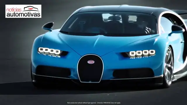 Video thumbnail for Bugatti Chiron - NoticiasAutomotivas.com.br