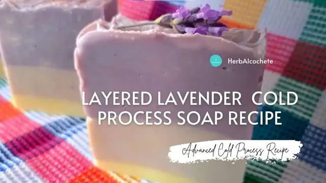 Video thumbnail for Layered Lavender Cold Process Soap Recipe