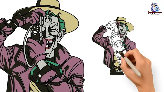 Video thumbnail for How to Draw Joker Killing Joke DC Comics - Step by Step