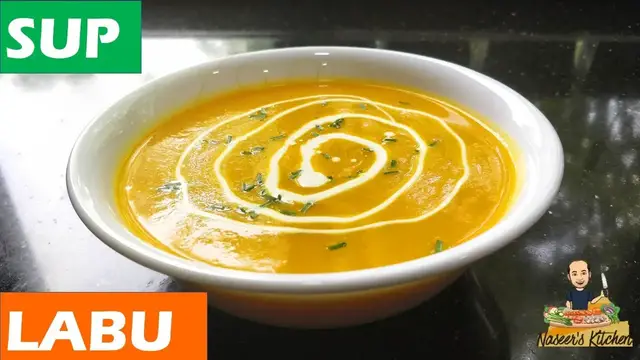 Video thumbnail for Resepi Sup Labu Kuning