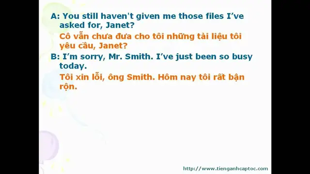 Video thumbnail for English for Business - Unit 09 - Dialogue 009
