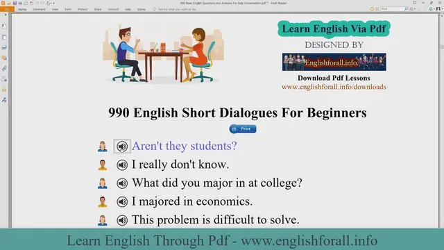 Video thumbnail for English Questions and Answers For Daily Conversation - Part 14