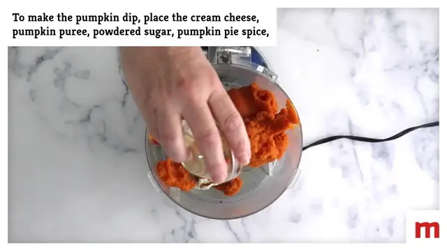 'Video thumbnail for Fall Dessert Board With Pumpkin And Hot Cocoa Dips Recipe'