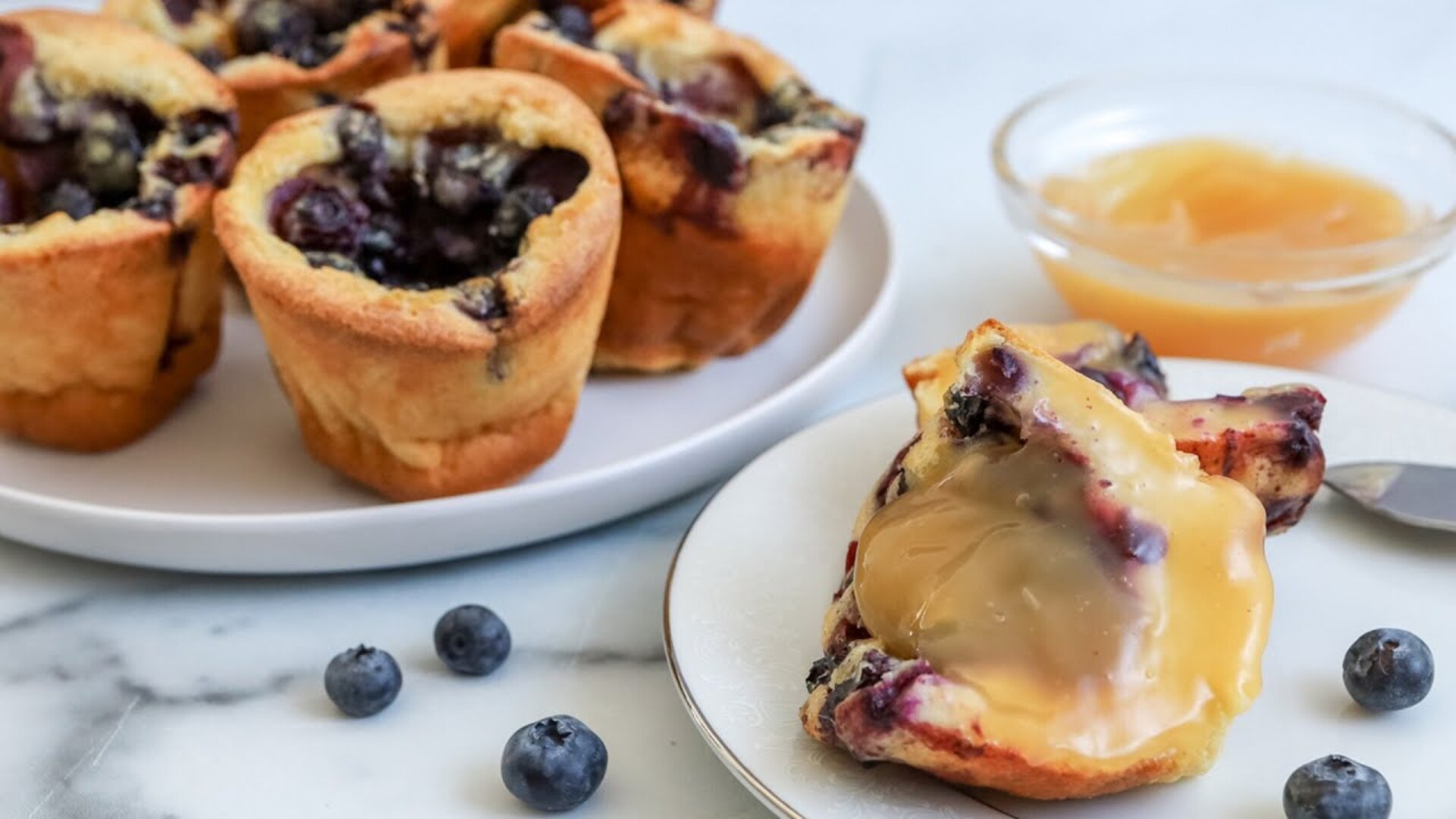 Video thumbnail for Blueberry Lemon Popovers Recipe