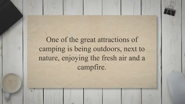'Video thumbnail for How far should a campfire be from a tent? - NaturesFreaks.com'